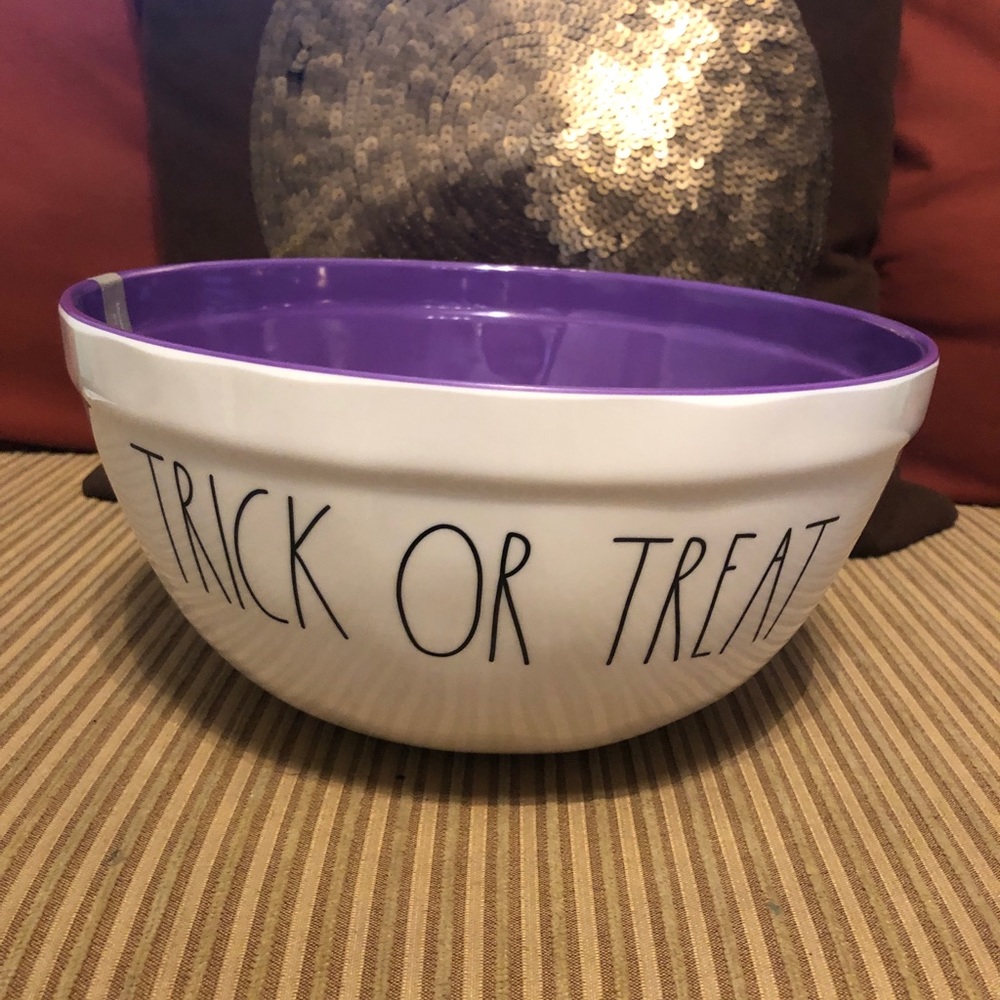 Rae Dunn Trick or Treat Candy Bowl